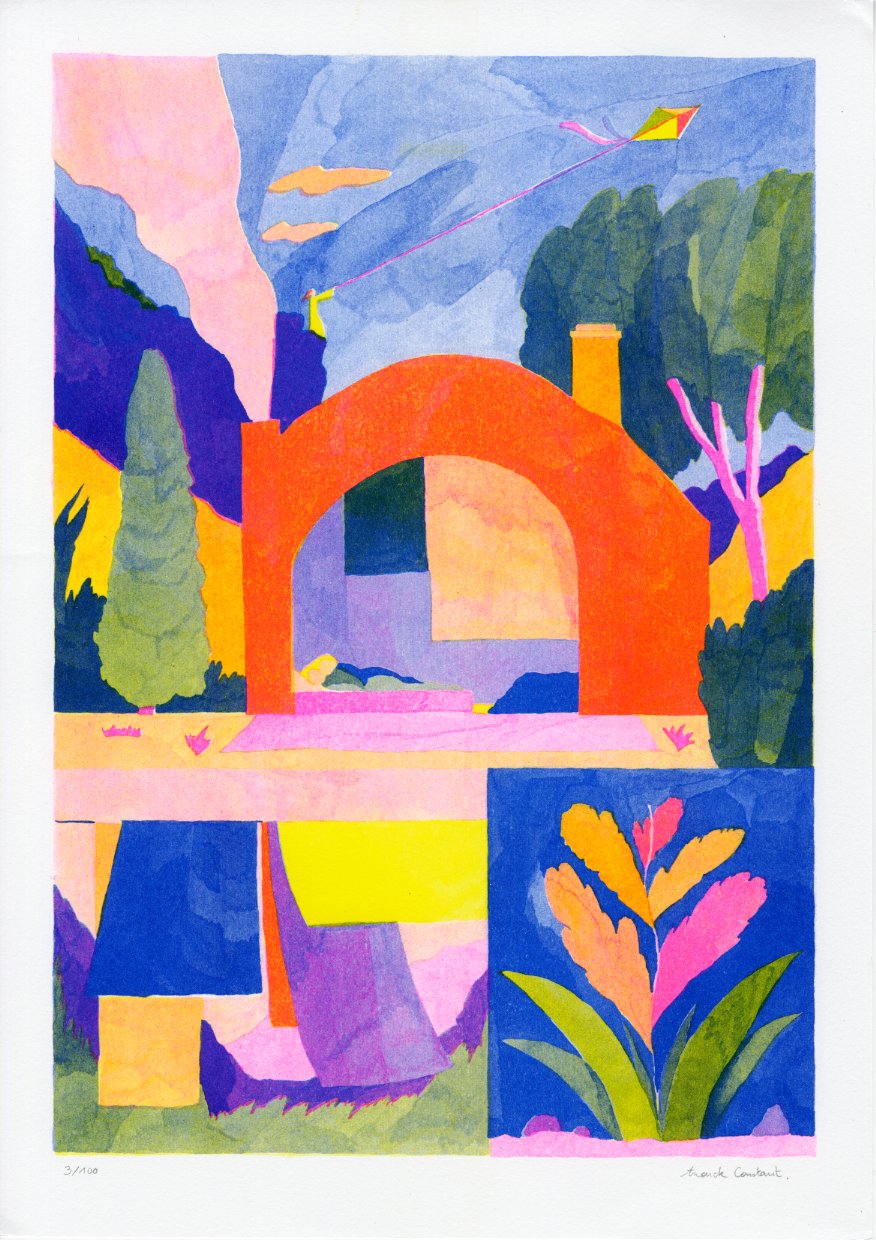 Risographie de Anouck Constant