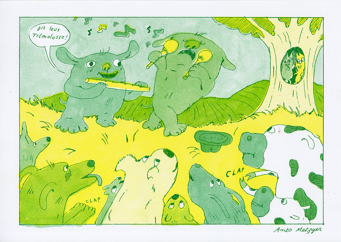 Risographie de Anto Metzger