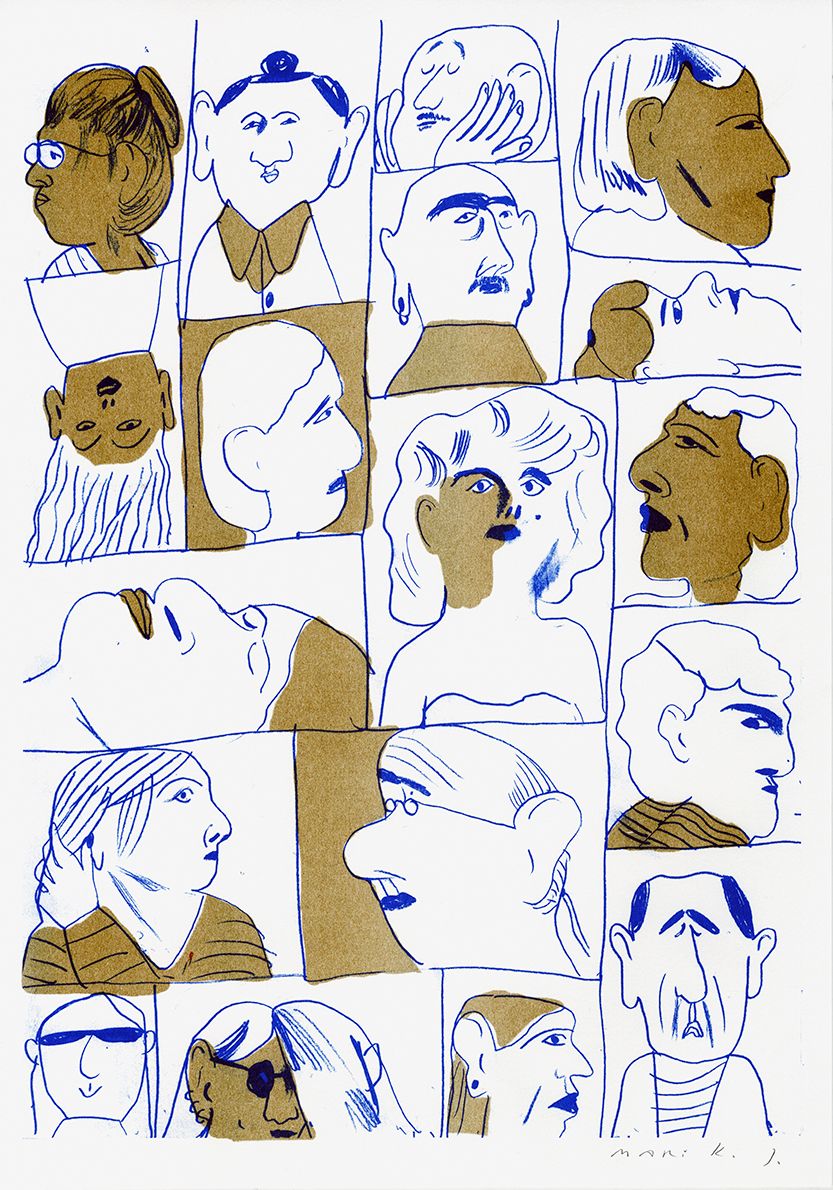 Risographie de Mari Kanstad Johnsen