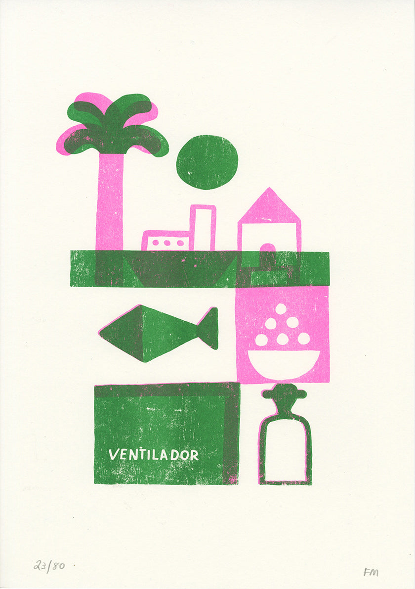 Risographie de Flavio Morais