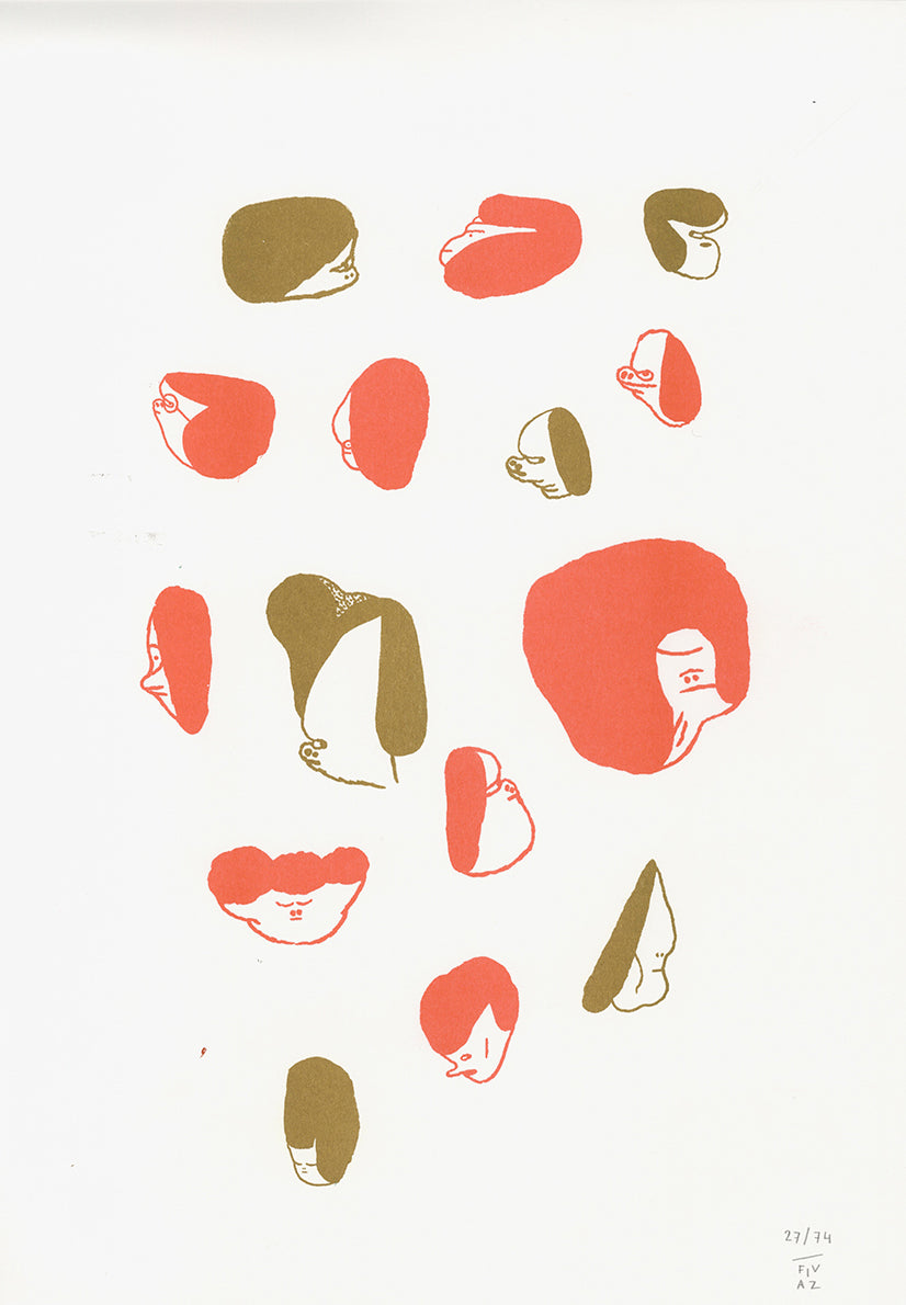 Risographie de Fred Fivaz