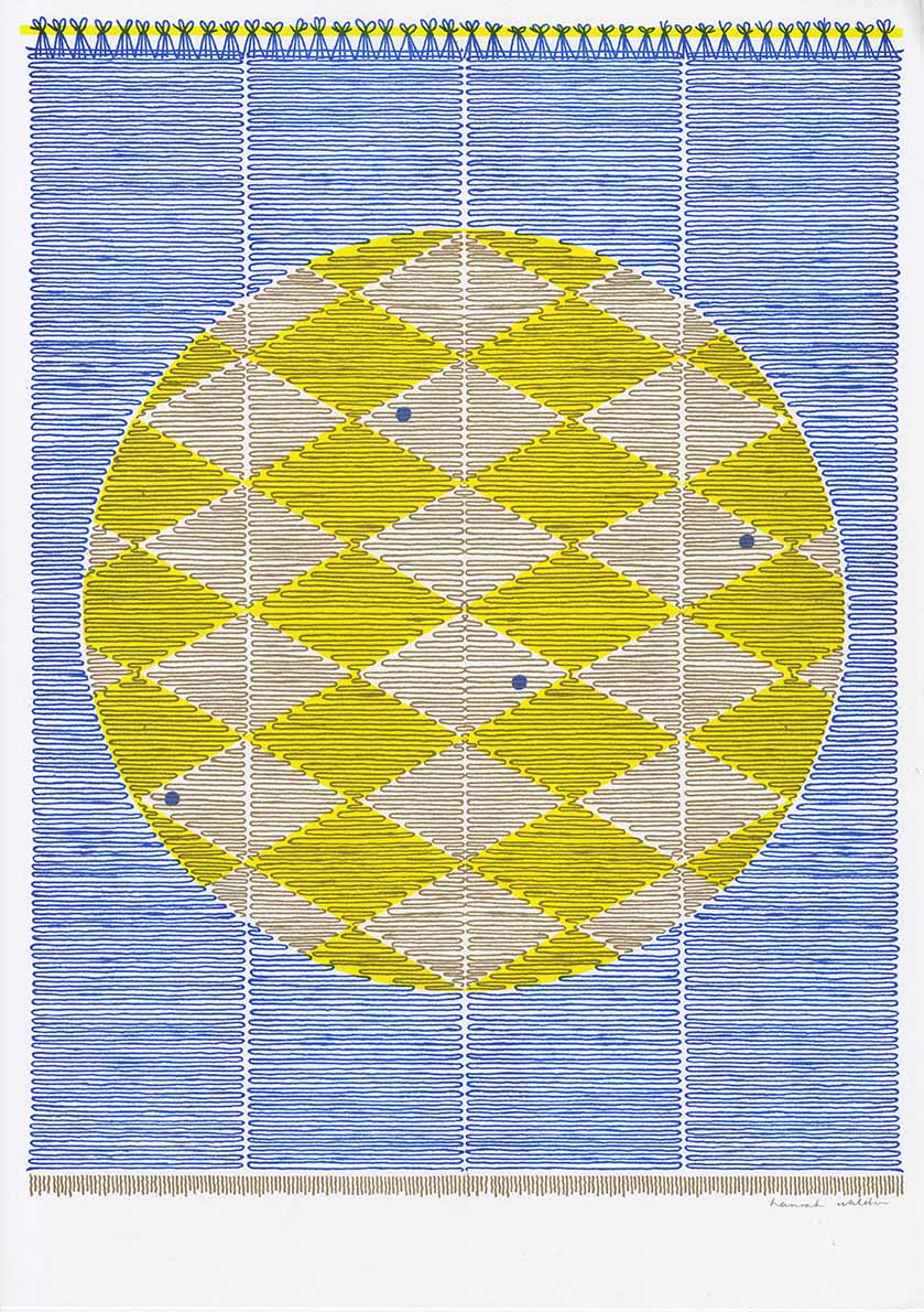 Lot de 2 risographies par Hannah Waldron