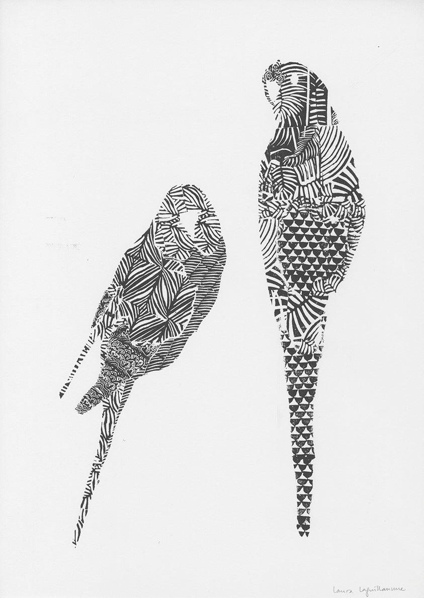 Risographies de Laura Laguillaumie