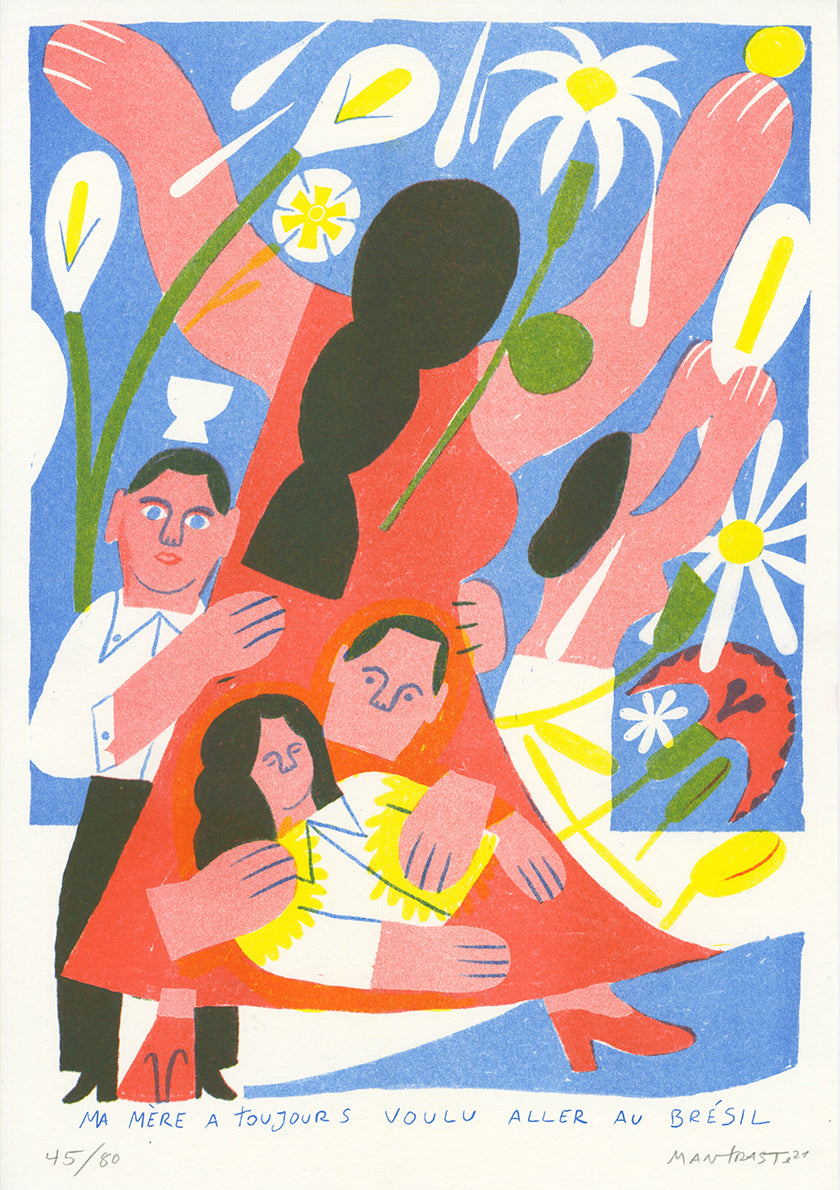 Risographie de Mantraste