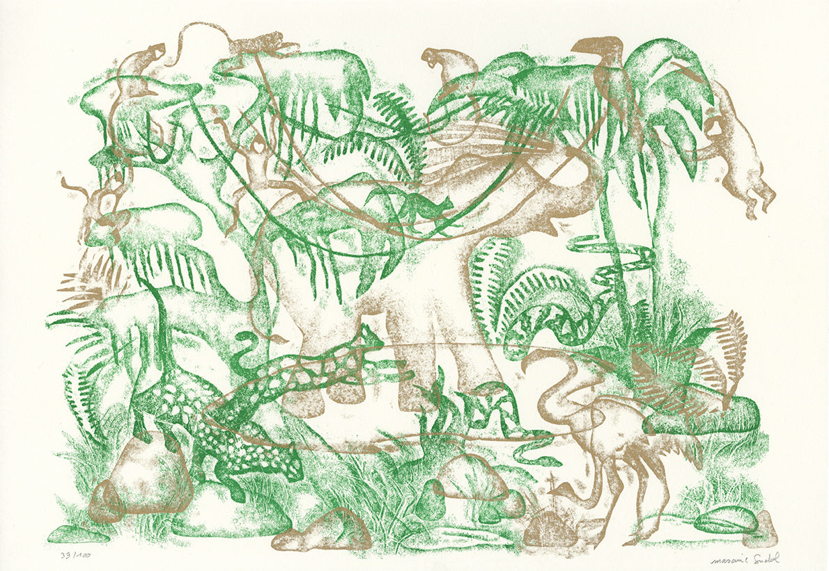 Lot de 3 risographies de Maxime Sudol