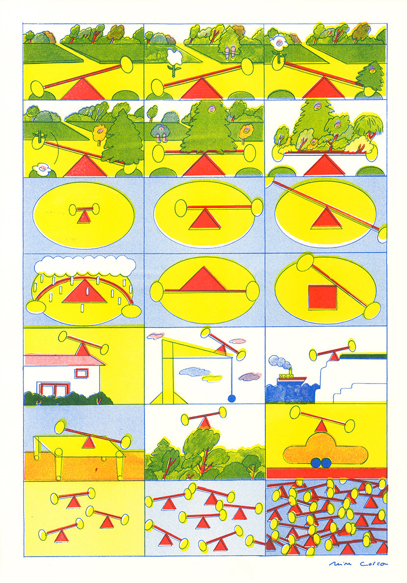 Lot de 2 risographies de Nina Cosco