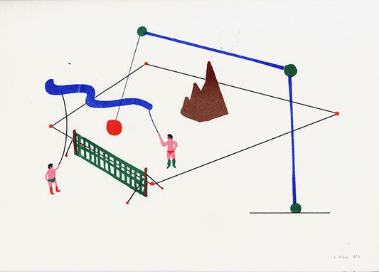 Lot de 3 risographies par Laurent Eisler