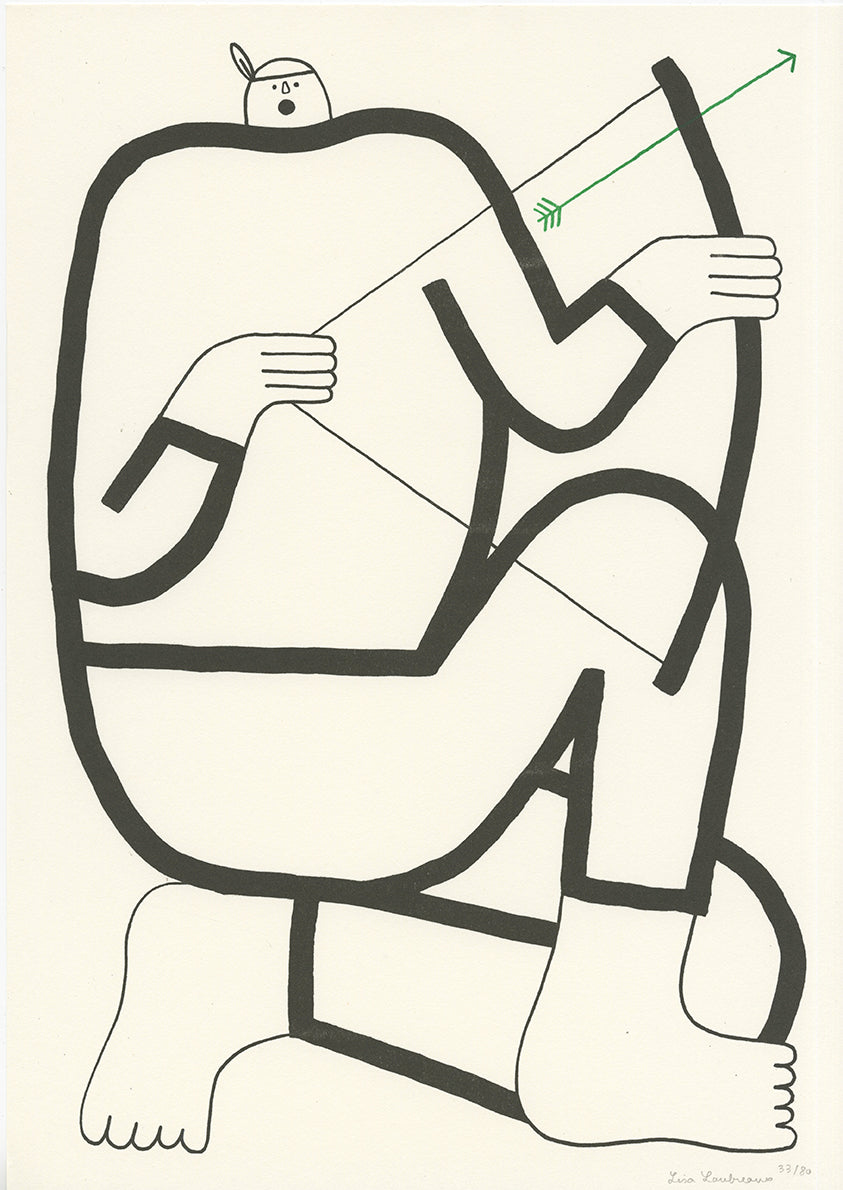 Risographies de Lisa Laubreaux