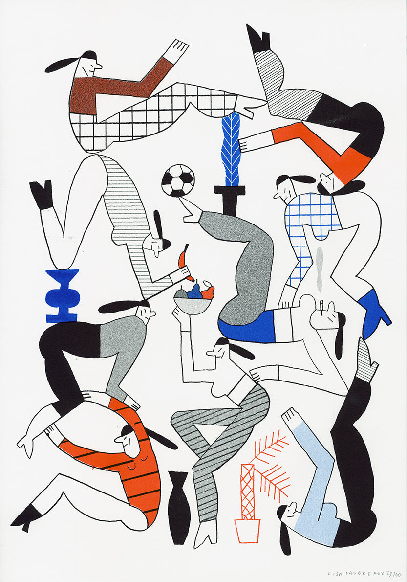 Risographies de Lisa Laubreaux