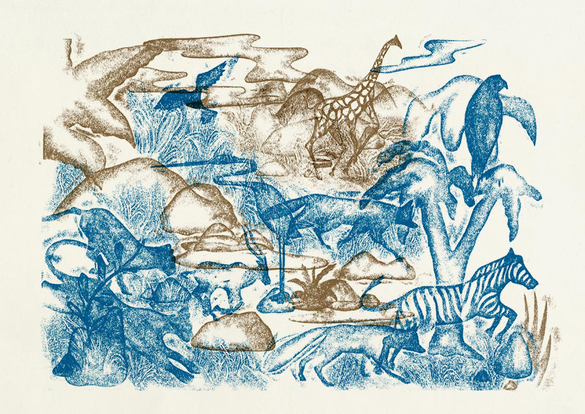 Risographies de Maxime Sudol